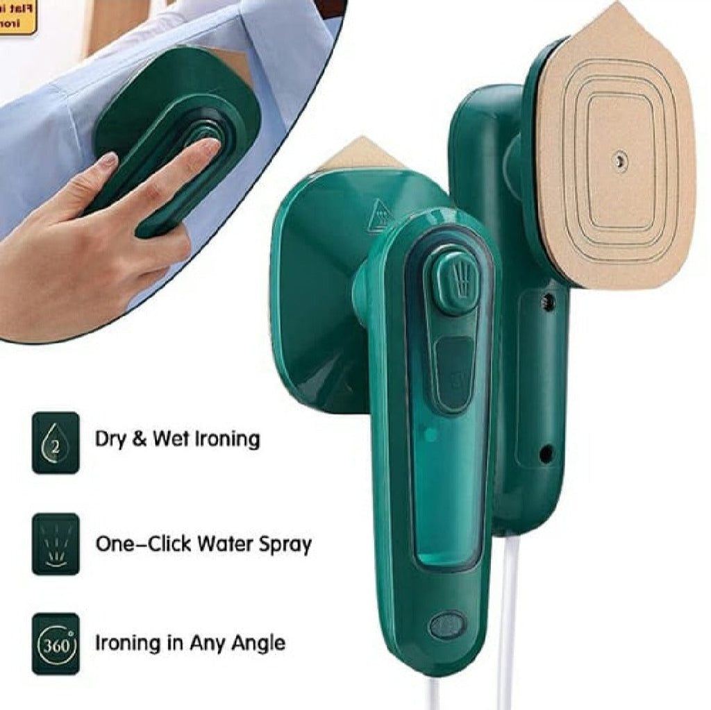 Professional Micro Steam Iron | Handheld Portable Garment Steamer for Clothes | Quick Heat-Up Mini Household Ironing Machine