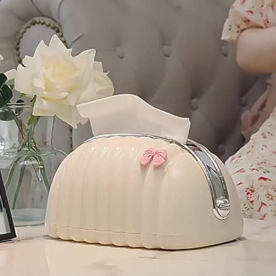 Decorative Shell Tissue Box Case Elegant And Modern Napkin