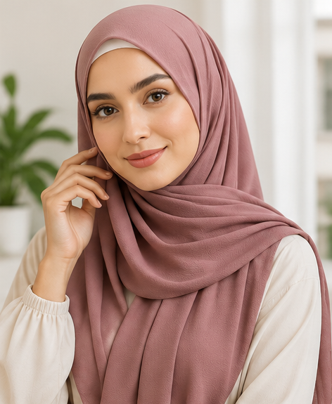 Pack of 5 Hijab With 1Pc 4-in-1 Inner Cap – Gift Set