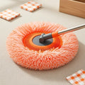 360° Rotatable Cleaning Mops Adjustable Multifunctional Sunflower Chenille Magic Mop Head Microfiber