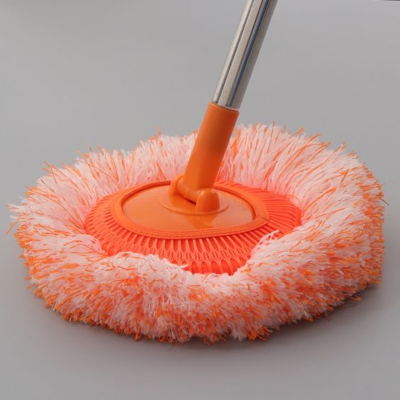 360° Rotatable Cleaning Mops Adjustable Multifunctional Sunflower Chenille Magic Mop Head Microfiber