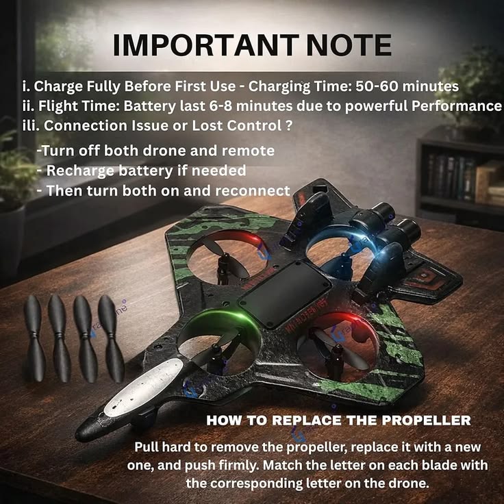 Premium RC Fighter Jet Plane – 2.4G Remote Control Foam Airplane Toy with Lights