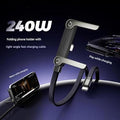 240W 2-in-1 Data Cable With Stand | 1.5 Meter C to C USB Data Cable